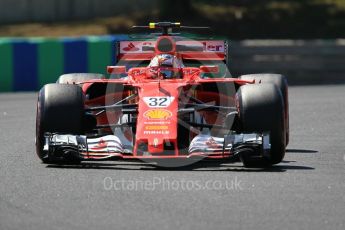 World © Octane Photographic Ltd. Formula 1 - Hungarian in-season testing. Charles LeClerc - Scuderia Ferrari SF70H. Hungaroring, Budapest, Hungary. Tuesday 1st August 2017. Digital Ref:1916CB1L3009