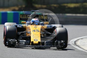 World © Octane Photographic Ltd. Formula 1 - Hungarian in-season testing. Nicholas Latifi - Renault Sport F1 Team R.S.17. Hungaroring, Budapest, Hungary. Tuesday 1st August 2017. Digital Ref:1916CB1L3018