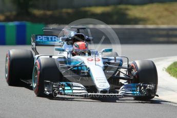 World © Octane Photographic Ltd. Formula 1 - Hungarian in-season testing. George Russell - Mercedes AMG Petronas F1 W08 EQ Energy+. Hungaroring, Budapest, Hungary. Tuesday 1st August 2017. Digital Ref:1916CB1L3031