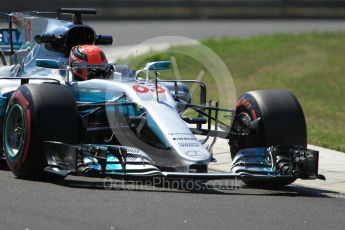 World © Octane Photographic Ltd. Formula 1 - Hungarian in-season testing. George Russell - Mercedes AMG Petronas F1 W08 EQ Energy+. Hungaroring, Budapest, Hungary. Tuesday 1st August 2017. Digital Ref:1916CB1L3033