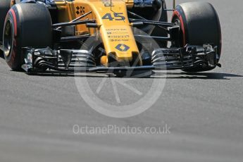 World © Octane Photographic Ltd. Formula 1 - Hungarian in-season testing. Nicholas Latifi - Renault Sport F1 Team R.S.17. Hungaroring, Budapest, Hungary. Tuesday 1st August 2017. Digital Ref:1916CB1L3053