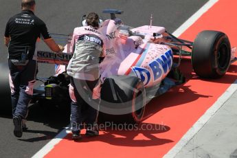 World © Octane Photographic Ltd. Formula 1 - Hungarian in-season testing. Lucas Auer - Sahara Force India VJM10. Hungaroring, Budapest, Hungary. Tuesday 1st August 2017. Digital Ref: