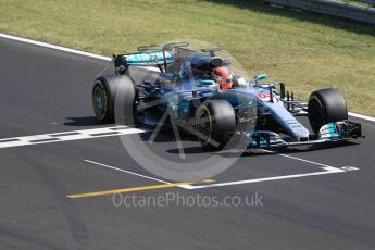 World © Octane Photographic Ltd. Formula 1 - Hungarian in-season testing. George Russell - Mercedes AMG Petronas F1 W08 EQ Energy+. Hungaroring, Budapest, Hungary. Tuesday 1st August 2017. Digital Ref: