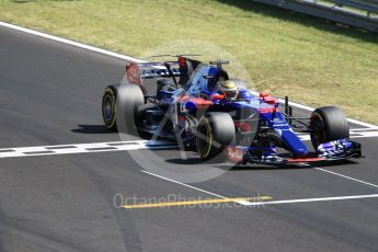 World © Octane Photographic Ltd. Formula 1 - Hungarian in-season testing. Sean Gelael - Scuderia Toro Rosso STR12. Hungaroring, Budapest, Hungary. Tuesday 1st August 2017. Digital Ref: