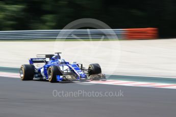 World © Octane Photographic Ltd. Formula 1 - Hungarian in-season testing. Gustav Malja – Sauber F1 Team C36. Hungaroring, Budapest, Hungary. Tuesday 1st August 2017. Digital Ref:1916CB2D4673