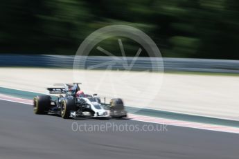 World © Octane Photographic Ltd. Formula 1 - Hungarian in-season testing. Santino Ferrucci - Haas F1 Team VF-17. Hungaroring, Budapest, Hungary. Tuesday 1st August 2017. Digital Ref:1916CB2D4685