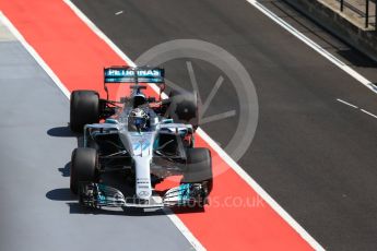 World © Octane Photographic Ltd. Formula 1 - Hungarian Pirelli tyre test. Valtteri Bottas - Mercedes AMG Petronas F1 W08 EQ Energy+. Hungaroring, Budapest, Hungary. Tuesday 1st August 2017. Digital Ref: