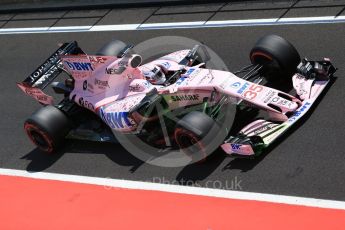 World © Octane Photographic Ltd. Formula 1 - Hungarian in-season testing. Lucas Auer - Sahara Force India VJM10. Hungaroring, Budapest, Hungary. Tuesday 1st August 2017. Digital Ref: