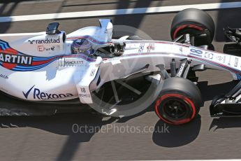 World © Octane Photographic Ltd. Formula 1 - Hungarian in-season testing. Lance Stroll - Williams Martini Racing FW40. Hungaroring, Budapest, Hungary. Tuesday 1st August 2017. Digital Ref: