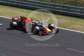 World © Octane Photographic Ltd. Formula 1 - Hungarian in-season testing. Max Verstappen - Red Bull Racing RB13. Hungaroring, Budapest, Hungary. Tuesday 1st August 2017. Digital Ref: