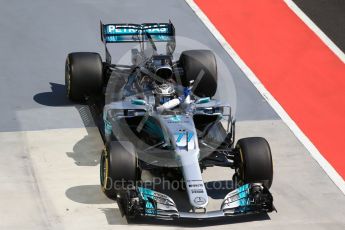 World © Octane Photographic Ltd. Formula 1 - Hungarian Pirelli tyre test. Valtteri Bottas - Mercedes AMG Petronas F1 W08 EQ Energy+. Hungaroring, Budapest, Hungary. Tuesday 1st August 2017. Digital Ref: