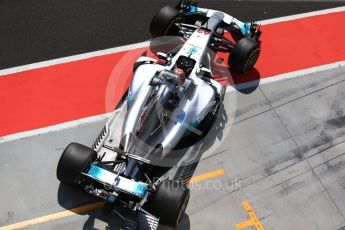 World © Octane Photographic Ltd. Formula 1 - Hungarian in-season testing. George Russell - Mercedes AMG Petronas F1 W08 EQ Energy+. Hungaroring, Budapest, Hungary. Tuesday 1st August 2017. Digital Ref: