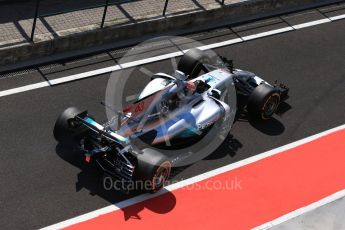 World © Octane Photographic Ltd. Formula 1 - Hungarian in-season testing. George Russell - Mercedes AMG Petronas F1 W08 EQ Energy+. Hungaroring, Budapest, Hungary. Tuesday 1st August 2017. Digital Ref: