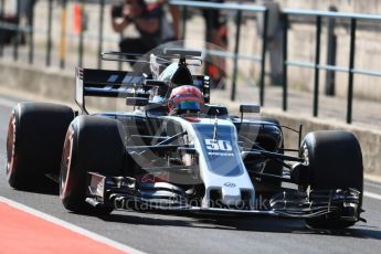 World © Octane Photographic Ltd. Formula 1 - Hungarian in-season testing. Santino Ferrucci - Haas F1 Team VF-17. Hungaroring, Budapest, Hungary. Tuesday 1st August 2017. Digital Ref:1916LB1D2094