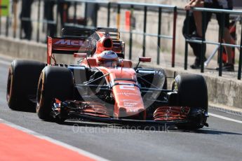 World © Octane Photographic Ltd. Formula 1 - Hungarian in-season testing. Stoffel Vandoorne - McLaren Honda MCL32. Hungaroring, Budapest, Hungary. Tuesday 1st August 2017. Digital Ref:1916LB1D2119