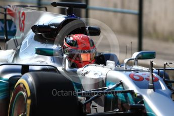 World © Octane Photographic Ltd. Formula 1 - Hungarian in-season testing. George Russell - Mercedes AMG Petronas F1 W08 EQ Energy+. Hungaroring, Budapest, Hungary. Tuesday 1st August 2017. Digital Ref:1916LB1D2234