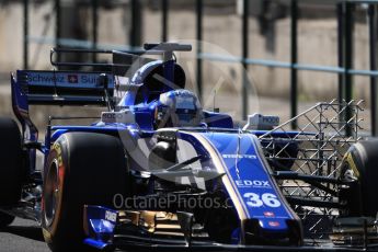 World © Octane Photographic Ltd. Formula 1 - Hungarian in-season testing. Gustav Malja – Sauber F1 Team C36. Hungaroring, Budapest, Hungary. Tuesday 1st August 2017. Digital Ref:1916LB1D2328