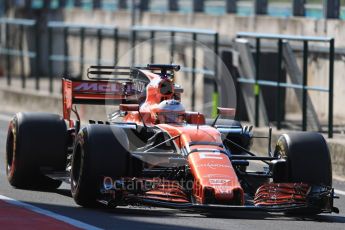 World © Octane Photographic Ltd. Formula 1 - Hungarian in-season testing. Stoffel Vandoorne - McLaren Honda MCL32. Hungaroring, Budapest, Hungary. Tuesday 1st August 2017. Digital Ref:1916LB1D2383