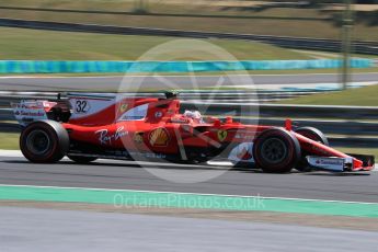 World © Octane Photographic Ltd. Formula 1 - Hungarian in-season testing. Charles LeClerc - Scuderia Ferrari SF70H. Hungaroring, Budapest, Hungary. Tuesday 1st August 2017. Digital Ref:1916LB1D2676