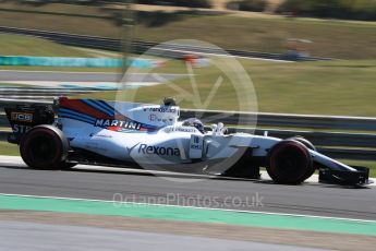 World © Octane Photographic Ltd. Formula 1 - Hungarian in-season testing. Lance Stroll - Williams Martini Racing FW40. Hungaroring, Budapest, Hungary. Tuesday 1st August 2017. Digital Ref:1916LB1D2687