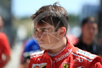 World © Octane Photographic Ltd. Formula 1 - Hungarian in-season testing. Charles LeClerc - Scuderia Ferrari SF70H. Hungaroring, Budapest, Hungary. Tuesday 1st August 2017. Digital Ref: 1916LB1D2712