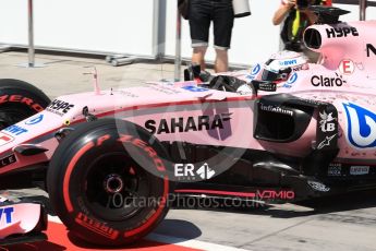 World © Octane Photographic Ltd. Formula 1 - Hungarian in-season testing. Lucas Auer - Sahara Force India VJM10. Hungaroring, Budapest, Hungary. Tuesday 1st August 2017. Digital Ref: