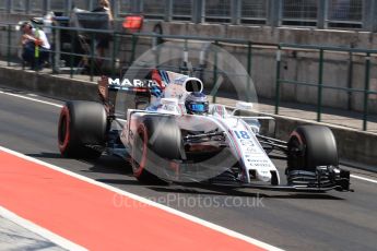 World © Octane Photographic Ltd. Formula 1 - Hungarian in-season testing. Lance Stroll - Williams Martini Racing FW40. Hungaroring, Budapest, Hungary. Tuesday 1st August 2017. Digital Ref: