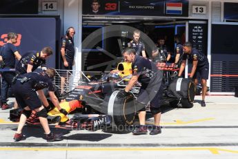 World © Octane Photographic Ltd. Formula 1 - Hungarian in-season testing. Max Verstappen - Red Bull Racing RB13. Hungaroring, Budapest, Hungary. Tuesday 1st August 2017. Digital Ref: