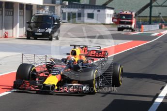 World © Octane Photographic Ltd. Formula 1 - Hungarian in-season testing. Max Verstappen - Red Bull Racing RB13. Hungaroring, Budapest, Hungary. Tuesday 1st August 2017. Digital Ref: