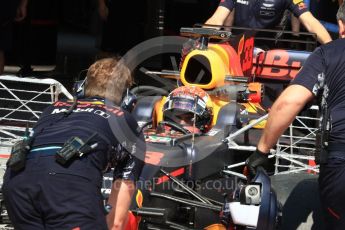 World © Octane Photographic Ltd. Formula 1 - Hungarian in-season testing. Max Verstappen - Red Bull Racing RB13. Hungaroring, Budapest, Hungary. Tuesday 1st August 2017. Digital Ref: