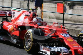 World © Octane Photographic Ltd. Formula 1 - Hungarian in-season testing. Charles LeClerc - Scuderia Ferrari SF70H. Hungaroring, Budapest, Hungary. Tuesday 1st August 2017. Digital Ref:1916LB5D3142