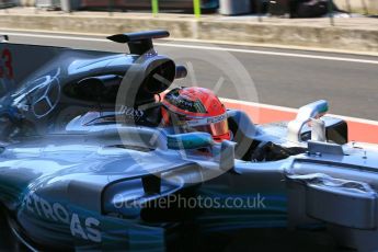 World © Octane Photographic Ltd. Formula 1 - Hungarian in-season testing. George Russell - Mercedes AMG Petronas F1 W08 EQ Energy+. Hungaroring, Budapest, Hungary. Tuesday 1st August 2017. Digital Ref:1916LB5D3220