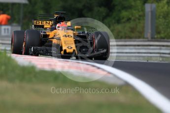 World © Octane Photographic Ltd. Formula 1 - Hungarian in-season testing. Robert Kubica - Renault Sport F1 Team R.S.17. Hungaroring, Budapest, Hungary. Wednesday 2nd August 2017. Digital Ref: