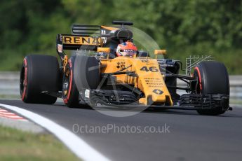 World © Octane Photographic Ltd. Formula 1 - Hungarian in-season testing. Robert Kubica - Renault Sport F1 Team R.S.17. Hungaroring, Budapest, Hungary. Wednesday 2nd August 2017. Digital Ref: