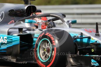 World © Octane Photographic Ltd. Formula 1 - Hungarian in-season testing. George Russell - Mercedes AMG Petronas F1 W08 EQ Energy+ with halo. Hungaroring, Budapest, Hungary. Wednesday 2nd August 2017. Digital Ref: