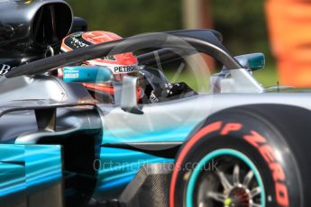 World © Octane Photographic Ltd. Formula 1 - Hungarian in-season testing. George Russell - Mercedes AMG Petronas F1 W08 EQ Energy+ with halo. Hungaroring, Budapest, Hungary. Wednesday 2nd August 2017. Digital Ref: