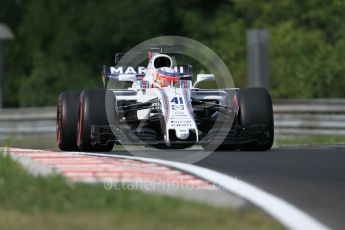 World © Octane Photographic Ltd. Formula 1 - Hungarian in-season testing. Luca Ghiotto - Williams Martini Racing FW40. Hungaroring, Budapest, Hungary. Wednesday 2nd August 2017. Digital Ref: