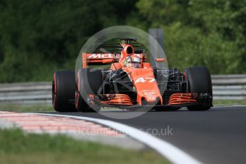 World © Octane Photographic Ltd. Formula 1 - Hungarian in-season testing. Lando Norris - McLaren Honda MCL32. Hungaroring, Budapest, Hungary. Wednesday 2nd August 2017. Digital Ref: