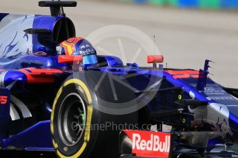 World © Octane Photographic Ltd. Formula 1 - Hungarian in-season testing. Carlos Sainz - Scuderia Toro Rosso STR12. Hungaroring, Budapest, Hungary. Wednesday 2nd August 2017. Digital Ref: