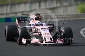 World © Octane Photographic Ltd. Formula 1 - Hungarian in-season testing. Lucas Auer - Sahara Force India VJM10. Hungaroring, Budapest, Hungary. Wednesday 2nd August 2017. Digital Ref: