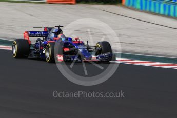 World © Octane Photographic Ltd. Formula 1 - Hungarian in-season testing. Carlos Sainz - Scuderia Toro Rosso STR12. Hungaroring, Budapest, Hungary. Wednesday 2nd August 2017. Digital Ref: