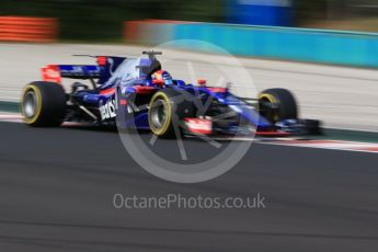 World © Octane Photographic Ltd. Formula 1 - Hungarian in-season testing. Carlos Sainz - Scuderia Toro Rosso STR12. Hungaroring, Budapest, Hungary. Wednesday 2nd August 2017. Digital Ref: