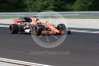 World © Octane Photographic Ltd. Formula 1 - Hungarian in-season testing. Lando Norris - McLaren Honda MCL32. Hungaroring, Budapest, Hungary. Wednesday 2nd August 2017. Digital Ref: