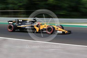 World © Octane Photographic Ltd. Formula 1 - Hungarian in-season testing. Robert Kubica - Renault Sport F1 Team R.S.17. Hungaroring, Budapest, Hungary. Wednesday 2nd August 2017. Digital Ref: