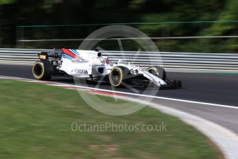 World © Octane Photographic Ltd. Formula 1 - Hungarian in-season testing. Luca Ghiotto - Williams Martini Racing FW40. Hungaroring, Budapest, Hungary. Wednesday 2nd August 2017. Digital Ref: