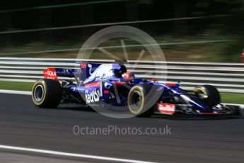 World © Octane Photographic Ltd. Formula 1 - Hungarian in-season testing. Carlos Sainz - Scuderia Toro Rosso STR12. Hungaroring, Budapest, Hungary. Wednesday 2nd August 2017. Digital Ref: