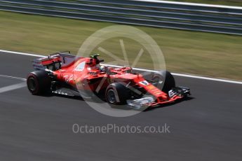 World © Octane Photographic Ltd. Formula 1 - Hungarian in-season testing. Sebastian Vettel - Scuderia Ferrari SF70H. Hungaroring, Budapest, Hungary. Wednesday 2nd August 2017. Digital Ref:1917CB2D5273