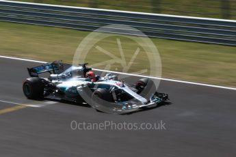 World © Octane Photographic Ltd. Formula 1 - Hungarian in-season testing. George Russell - Mercedes AMG Petronas F1 W08 EQ Energy+. Hungaroring, Budapest, Hungary. Wednesday 2nd August 2017. Digital Ref:1917CB2D5330