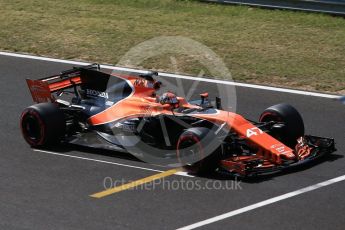 World © Octane Photographic Ltd. Formula 1 - Hungarian in-season testing. Lando Norris - McLaren Honda MCL32. Hungaroring, Budapest, Hungary. Wednesday 2nd August 2017. Digital Ref:1917CB2D5383