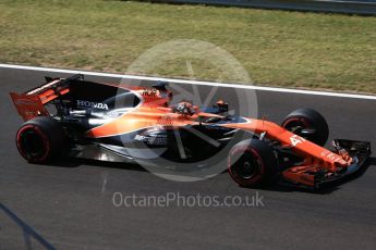 World © Octane Photographic Ltd. Formula 1 - Hungarian in-season testing. Lando Norris - McLaren Honda MCL32. Hungaroring, Budapest, Hungary. Wednesday 2nd August 2017. Digital Ref:1917CB2D5385